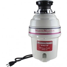 WasteMaster 3/4 HP Platinum Series Garbage Disposal WM75P by Westbrass - B007Q4ODQ0